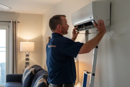 Service complet d'entretien des climatiseurs inverter pour une performance optimale.