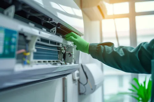 Maintenance régulière de la climatisation pour un fonctionnement optimal et durable.