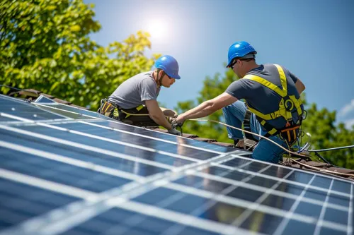 Installation et maintenance de systèmes solaires avec climatisation solaire.