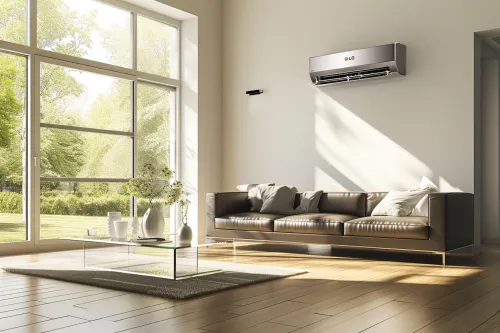 Technologie et design innovants de la climatisation LG.