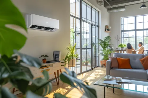 Climatiseur à faible consommation pour un choix énergétique intelligent.